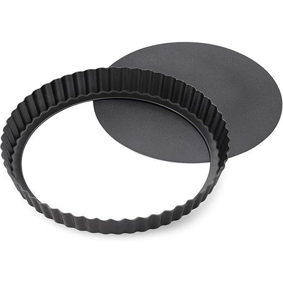 9-Inch Non-Stick Tart Pan with Removable Bottom