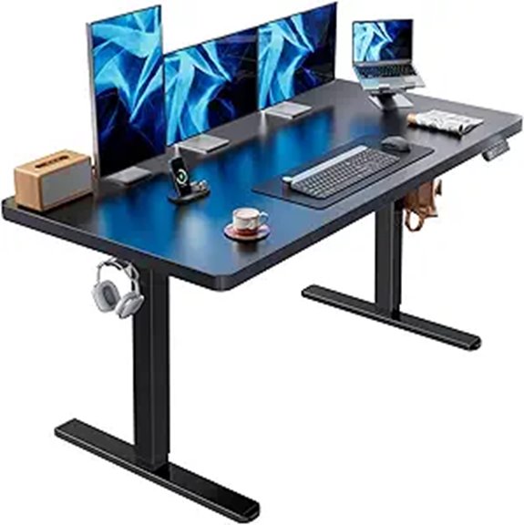 HUANUO 60x30 inch Adjustable Sit-Stand Desk