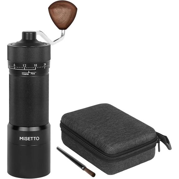 Manual Coffee Grinder with Adjustable Burr