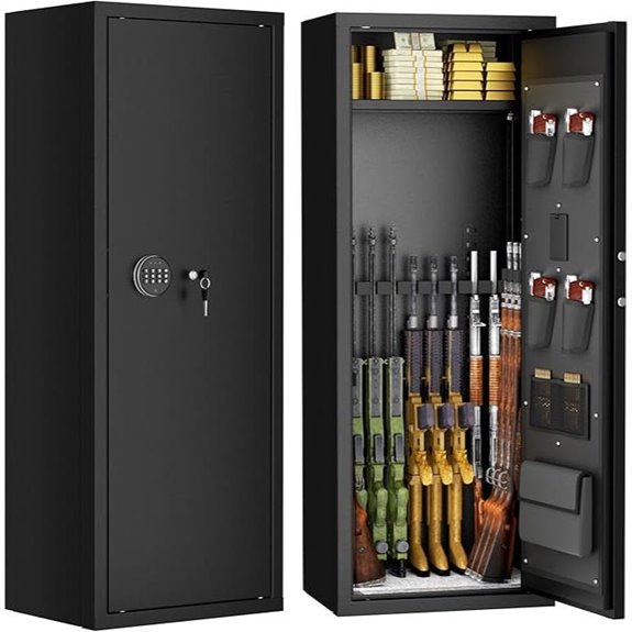 INTERGREAT Rifle and Gun Safe with Adjustable Shelves