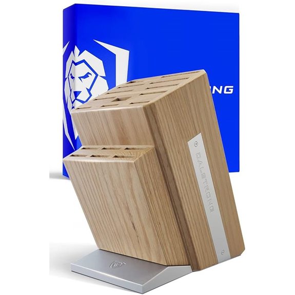 DALSTRONG 18-Slot Knife Block with American Ash Wood