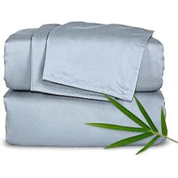 Pure Bamboo Full Bed Sheet Set (Sterling Blue)