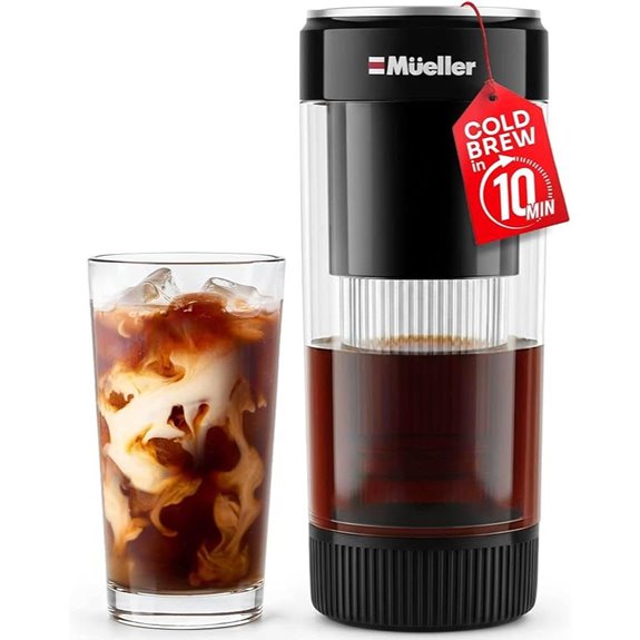 Mueller RapidBrew Cold Brew Coffee Maker (Black)