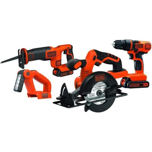 BLACK+DECKER 20V MAX Power Tool Combo Kit (BD4KITCDCRL)