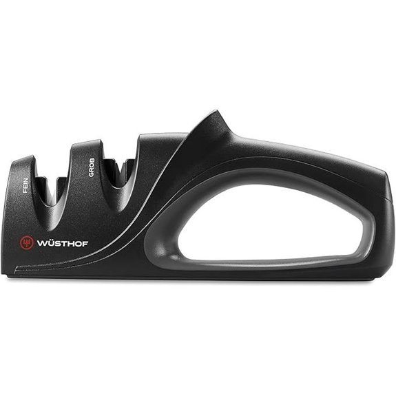 WÜSTHOF 2-Stage Hand-Held Sharpener Black