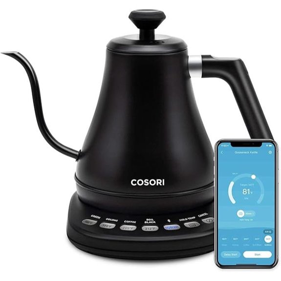 COSORI Bluetooth Gooseneck Kettle with Temperature Control