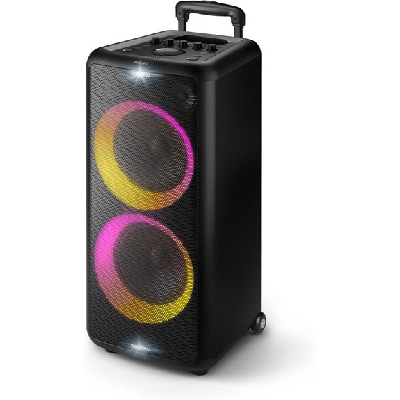 Philips Bluetooth Party Speaker with Lights and Microphone