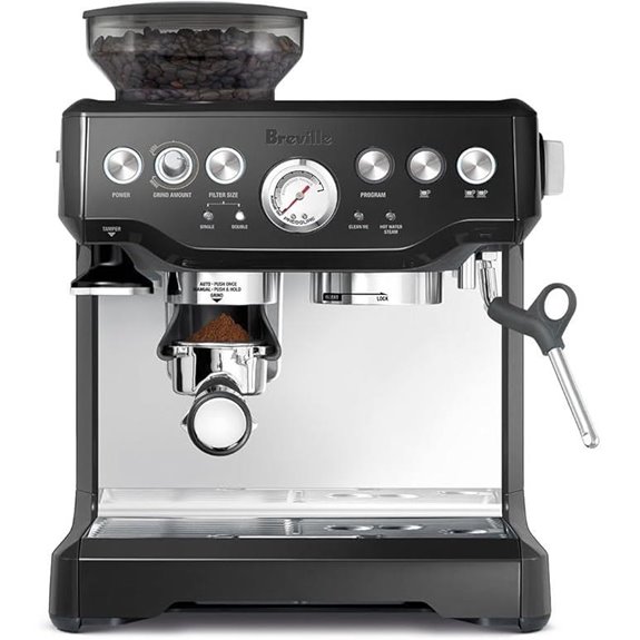 breville espresso machine black