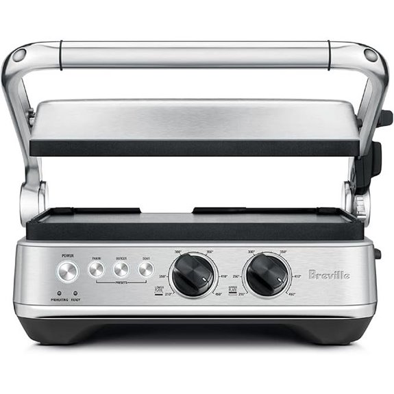 Breville BGR700BSS Sear and Press Grill Brushed Stainless Steel