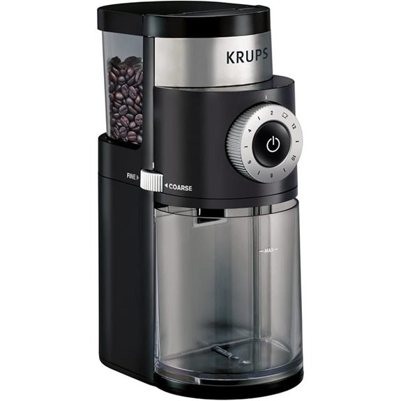 KRUPS Burr Coffee Grinder 12 Settings Auto-Stop