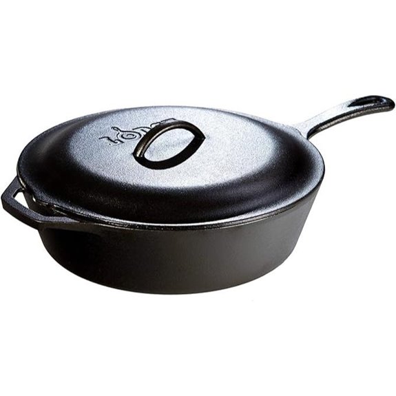 Lodge 5 Quart Cast Iron Skillet with Lid