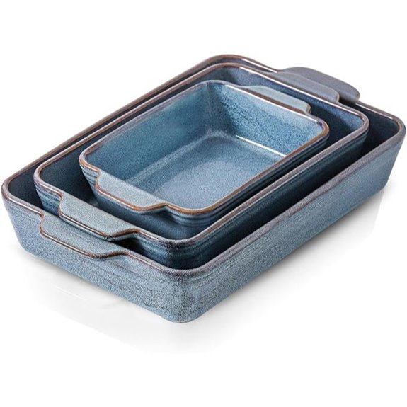 HVH 9x13 Ceramic Baking Dish Set (3-Piece)