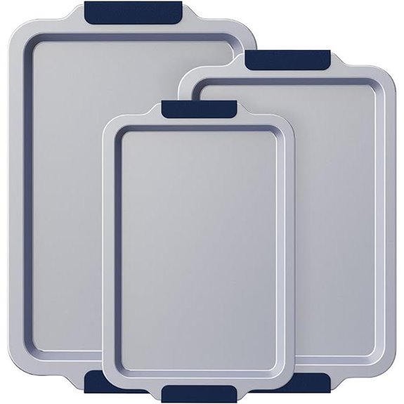 Bronypro Non-Stick Ceramic Baking Sheet Set (3-Pack)
