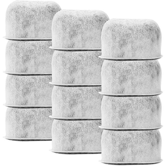 12-Pack Charcoal Water Filters for Braun Coffee Makers