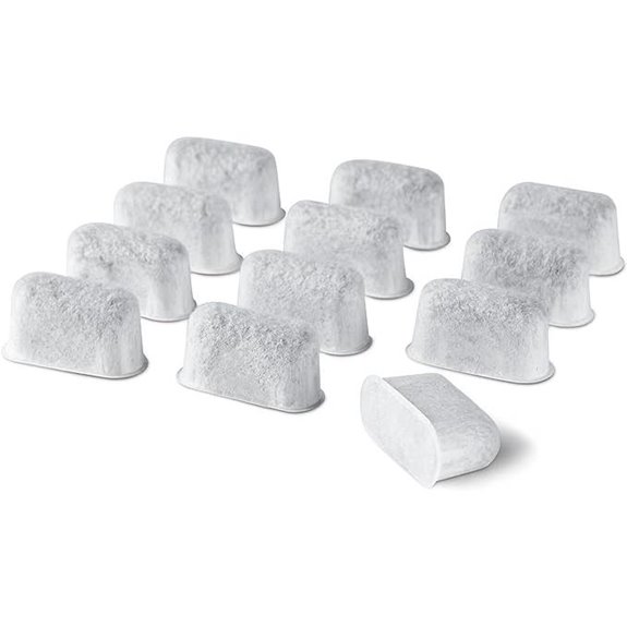 12-Pack Charcoal Water Filters for Cuisinart Coffee Machines