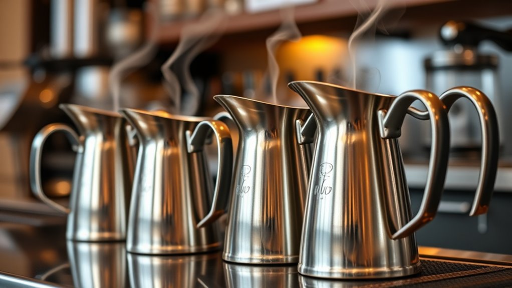 choosing optimal milk pitchers