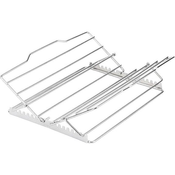 BRADSHAW INTERNATIONAL 23803 Chrome Adjustable Roast Rack