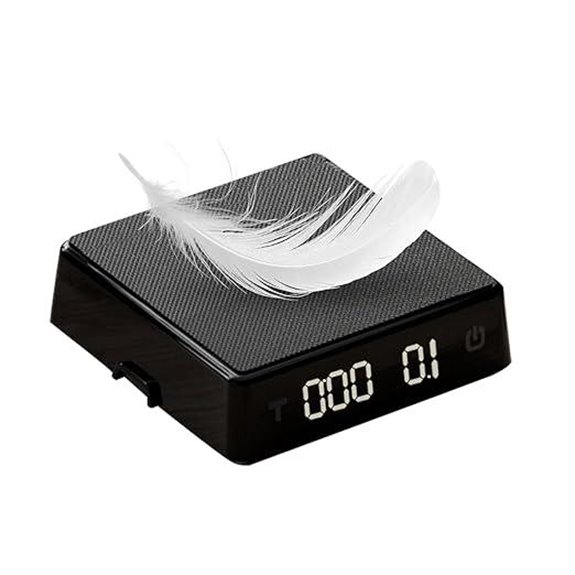 Coffee Scale PRO with Timer and Spill-Free Lid