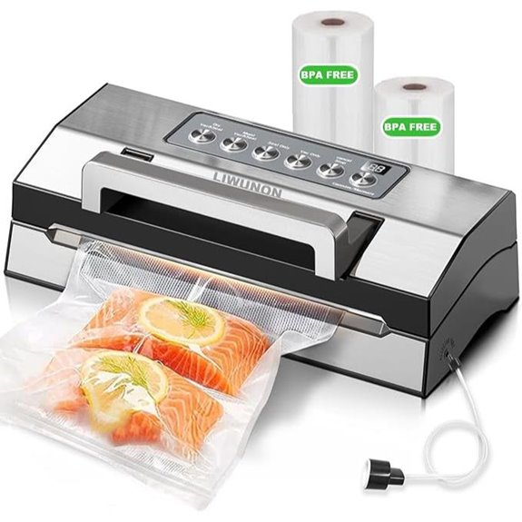 LIWUNON Commercial Vacuum Sealer with Accessories