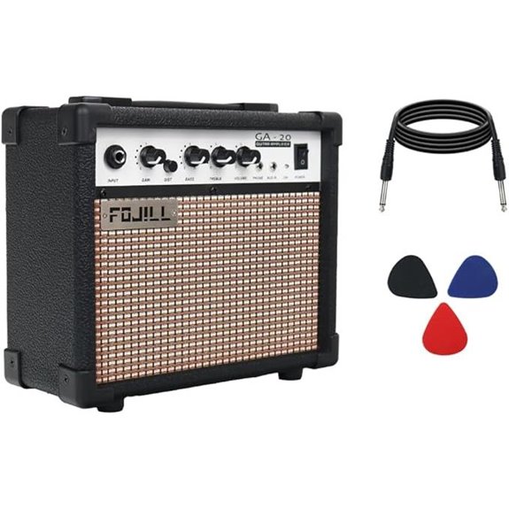 Fojill 20W Portable Electric Guitar Amplifier