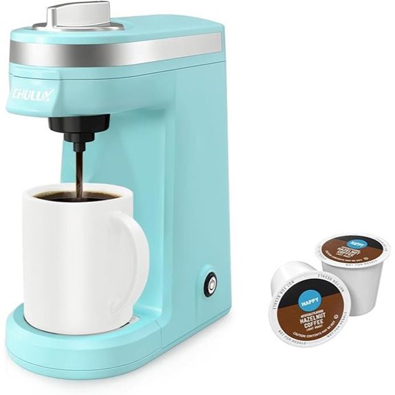 CHULUX Mini Single Serve Coffee Maker for K Pods