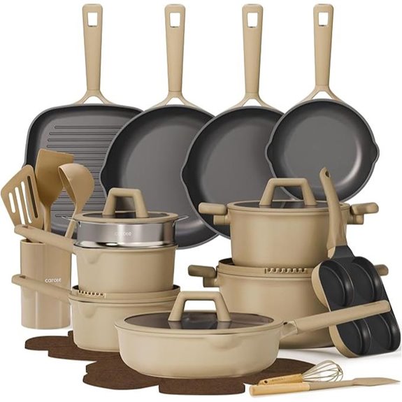 CAROTE 31-Piece Nonstick Cookware Set