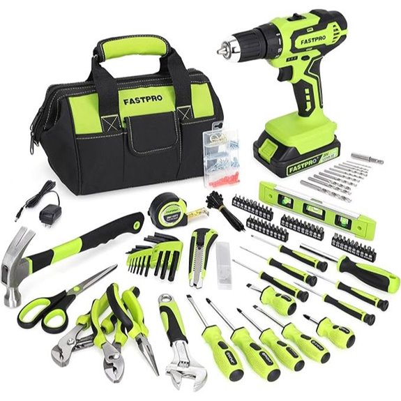 FASTPRO 232-Piece 20V Cordless Drill & Home Tool Set