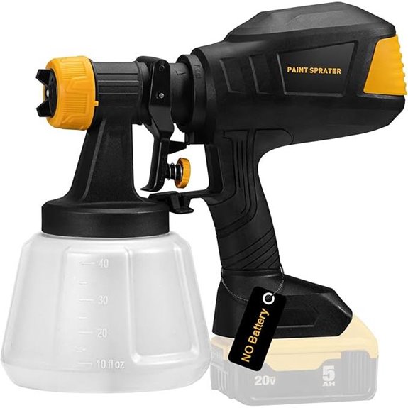 Brushless Cordless Paint Sprayer for Dewalt 20V Battery