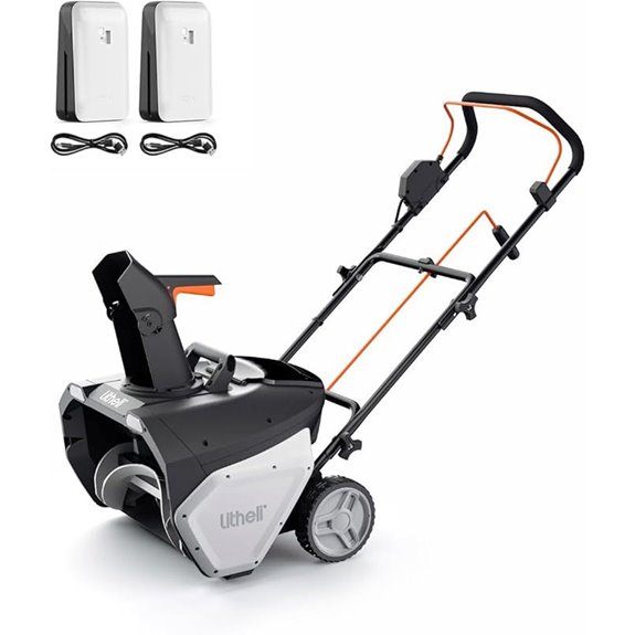 Litheli 20V Cordless Snow Blower with Battery