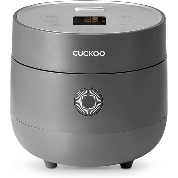 CUCKOO 3-Cup Micom Rice Cooker with Fuzzy Logic