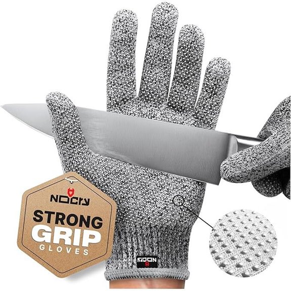 NoCry Cut Resistant Gloves for Kitchen & Woodworking
