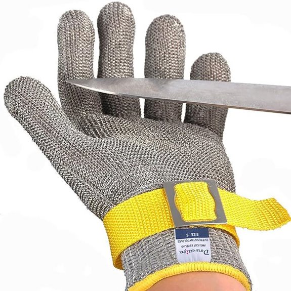Dowellife Cut Resistant Food-Grade Metal Knife Glove