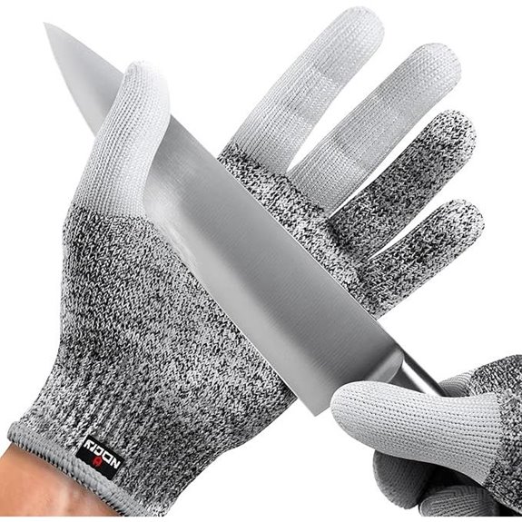 NoCry Cut-Resistant Work Gloves with Reinforced Fingers