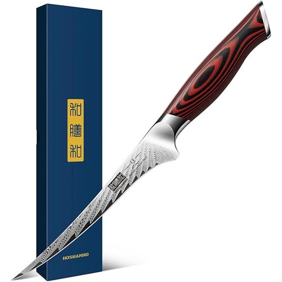 HOSHANHO 7-Inch Damascus Steel Fillet Knife