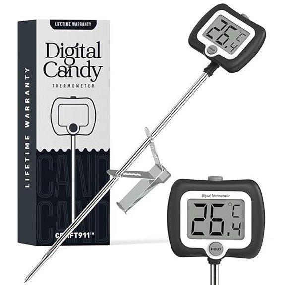 Digital Candy Thermometer with Pot Clip