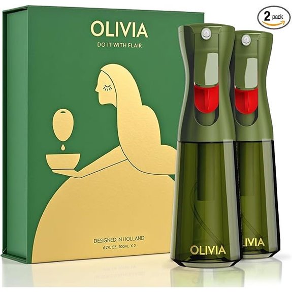 Flairosol Olivia Oil Sprayer 2-Pack