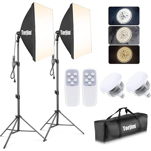 Torjim Softbox Photography Lighting Kit (2-Pack)