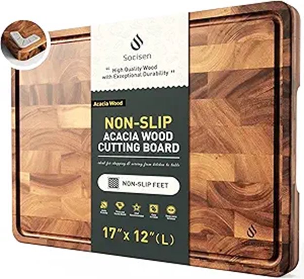 Heavy Duty Acacia End Grain Cutting Board