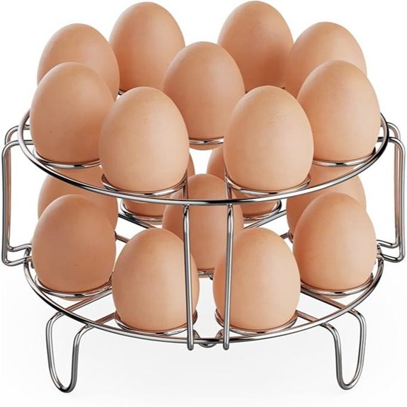 GSlife Egg Steamer Rack for 8 Quart Pressure Cooker