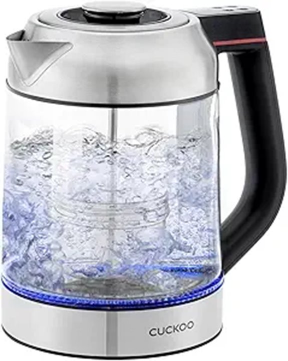 CUCKOO Electric Tea Kettle with Infuser and LED