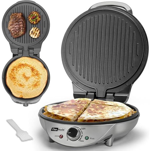 Electric Nonstick Indoor Grill & Pancake Maker