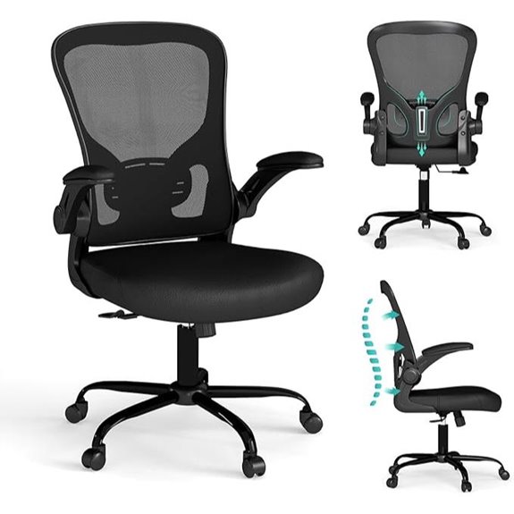 Flysky Mesh Office Chair with Lumbar Support