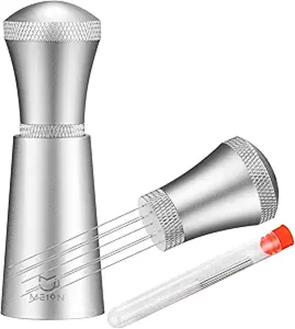 espresso needle distribution system