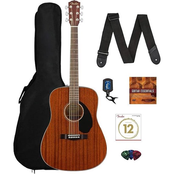 Fender CD-60S Acoustic Guitar Bundle