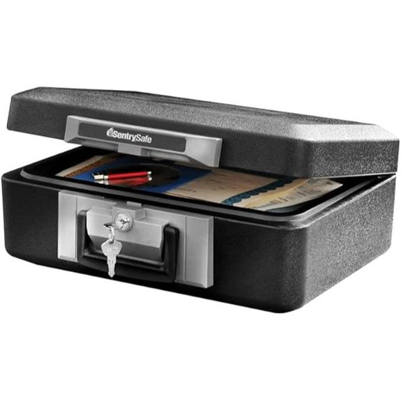 SentrySafe Fireproof Lock Box with Handle