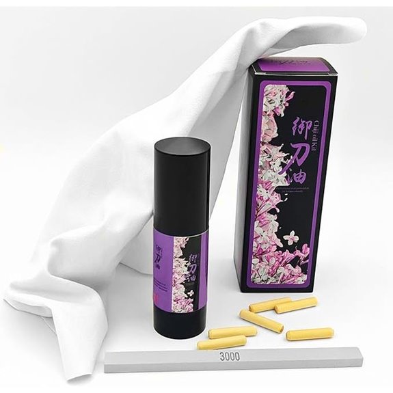 Katana Cleaning Kit - 4 Pieces Oil Stone Chammy