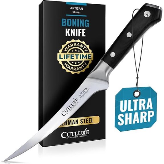 Cutluxe 6 Razor Sharp German Steel Fillet Knife