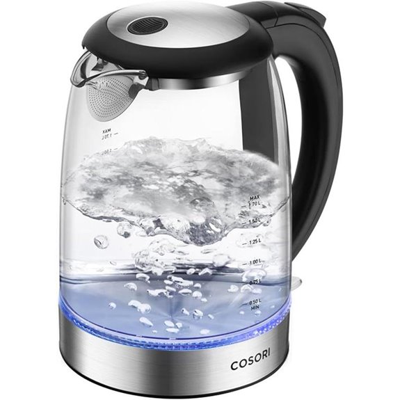 Cosori Glass Electric Kettle 1.8Qt Auto Shutoff