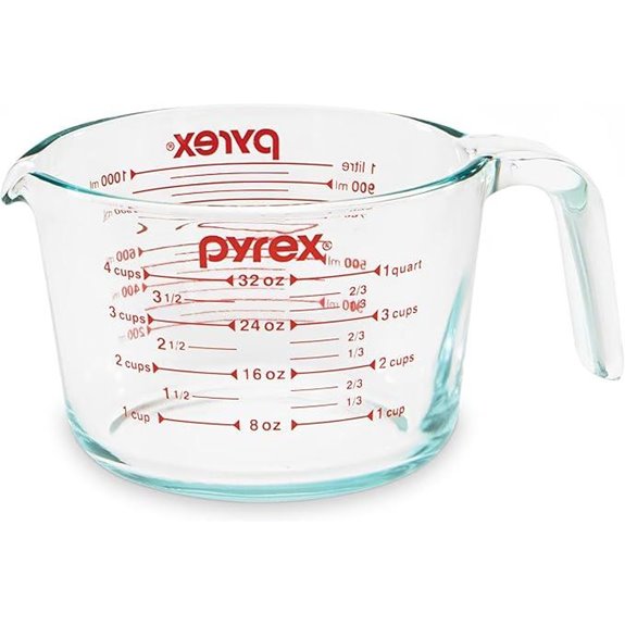 Pyrex 4-Cup Glass Measuring Cup for Kitchen