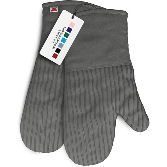 Big Red House Silicone Oven Mitts Gray Set of 2